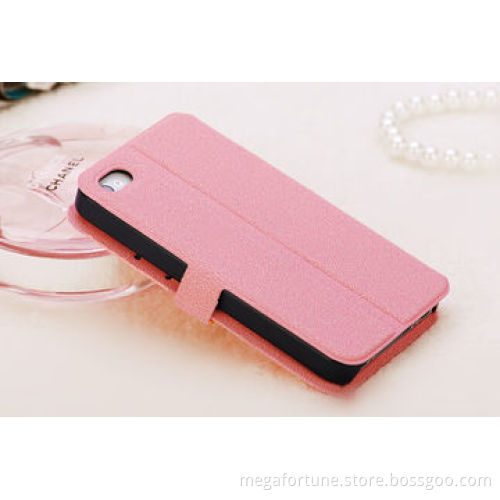 Innovative folding case for iPhone 5c, customized pattern, small order ,promotional gifts